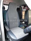 i - TO FIT A MINI ONE D CAR, SEAT COVERS, MARBLE GREY/ LEATHERETTE TRIM