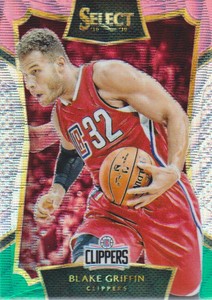 2015-16 Select Basketball Prizms Tri Color #91 Blake Griffin CON