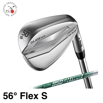 Ping Glide 4.0 S Grind Wedge Club 56° N.S.PRO 950GH Neo Steel Shaft Flex S Men - Image 1 of 4