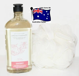 BATH & BODY WORKS Guava & Orange ENERGY FOAM WASH & SPONGE AROMATHERAPY SHOWER - Picture 1 of 3