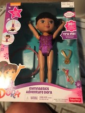 Fisher-Price Gymnastics Adventure Dora Doll Talks 30+ Phrases Nib