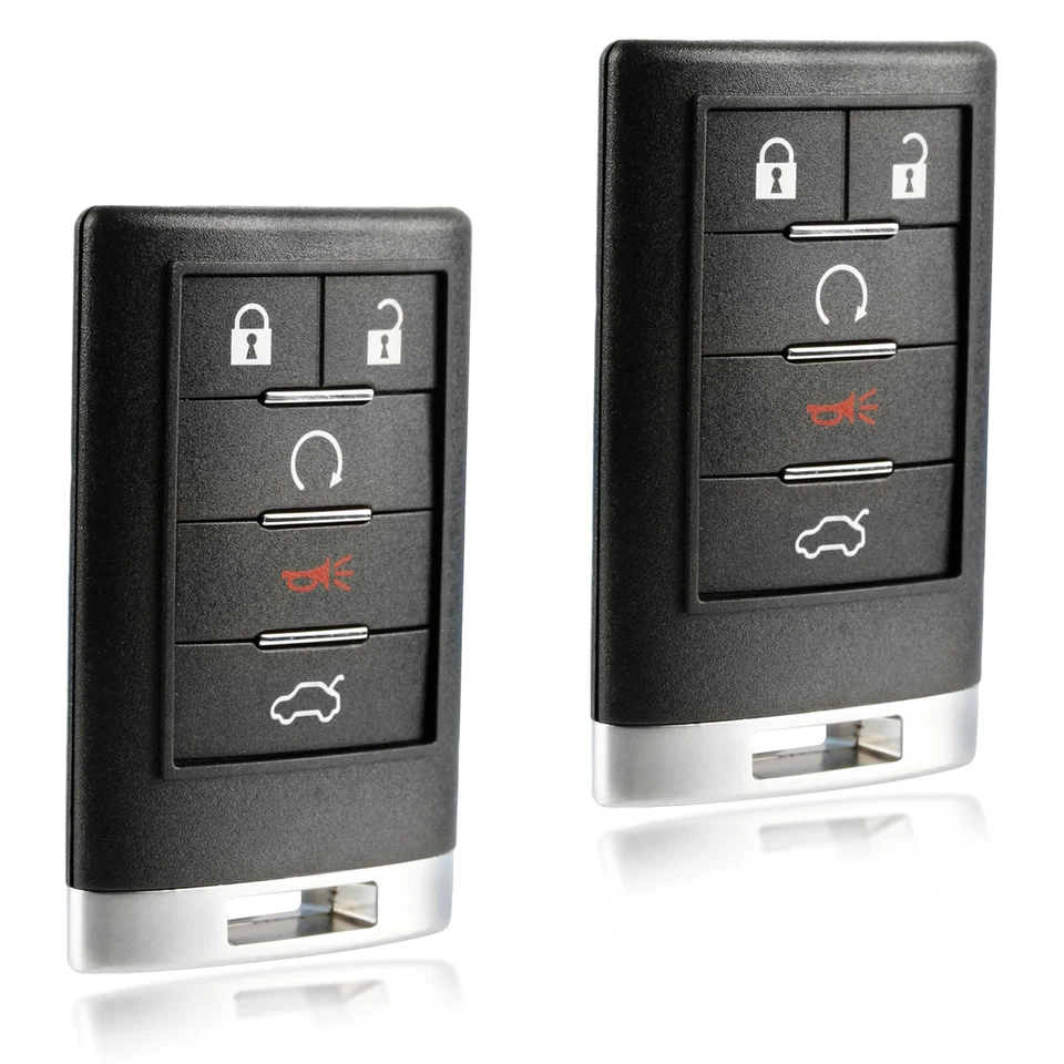 2 For 2008 2009 Cadillac CTS SRX STS DTS Keyless Entry Prox Remote Car Key Fob - Image 1 of 4
