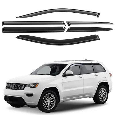 Parasoles de lluvia protectores de viento para Jeep Grand Cherokee 2011-2021 Foto 1 de 4
