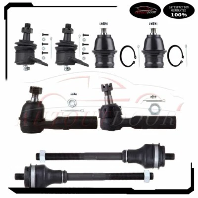 All 8Pcs Fits 1997-1999 Dodge Dakota 4WD Ball Joints Tie Rod Ends Suspension Kit - Изображение 1 из 4