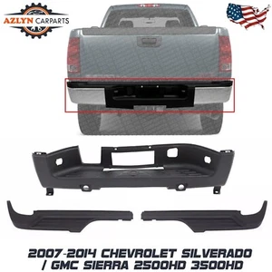 New Rear Bumper Step Pads Set Of 3 For 2007-14 Silverado / Sierra 2500HD 3500HD - Picture 1 of 9
