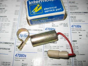 DUCELLIER IGNITION CONDENSER - FITS: VOLKSWAGEN K70 & FIAT X1/9 SPORTS (1972-89) - Imagen 1 de 1