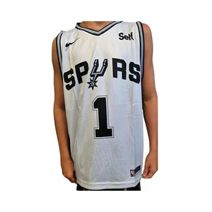 BASKETBALL SINGLET: NBA VICTOR WEMBANYAMA SPURS (SIZES AVAILABLE) - Bild 1 von 2