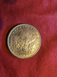 1880 Morgan Silver Dollar Philadelphia Mint Very Good Uncleaned - Picture 1 of 11