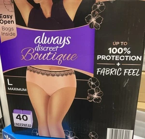 ⚡️Ropa interior boutique siempre discreta, máxima absorción (grande) 40ct - Imagen 1 de 2