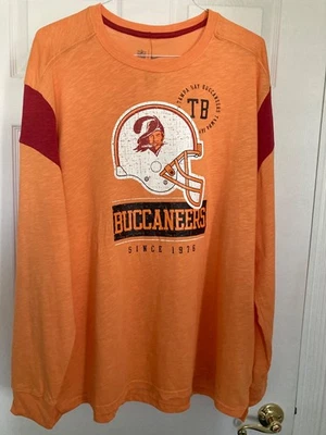 Men’s NWT 3XL Nike NFL Tampa Bay Buccaneers Historic Old logo Long Sleeve Shirt - Image 1 of 4