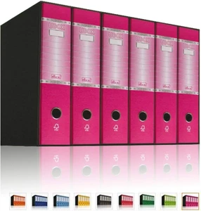 Logicashop UBOX 6 Raccoglitori Ad Anelli A4 Dorso 8 Con Custodia Cartone, Format - Foto 1 di 12
