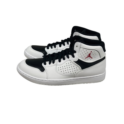 Scarpe uomo Jordan Access AR3762 101 bianco nero rosso taglia 11 5 NUOVE