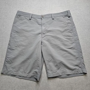Pantalones Cortos Under Armour Para Hombres 40 Golf Match Play Gris UA HeatGear Sueltos Elastizados 10.5" - Imagen 1 de 9