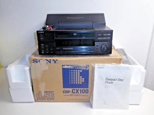 Sony CDP-CX100 Mega Storage cambiador de CD 100 velocidades, embalaje original como NUEVO, 2 años de garantía - Imagen 1 de 8