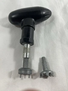 Spezialeinsätze T-Griff Vending/Utility Lock Schlüssel Werkzeug mit 2 austauschbaren Köpfen - Bild 1 von 3