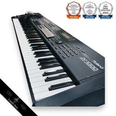 Roland JV-1000 Synthesizer 76-Key Music Workstation Keyboard JV1000 Tested Japan - Image 1 of 4