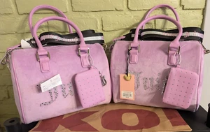 Borsa a tracolla Juicy Couture 3pz in tulle viola tutto ciò che glittera nuova con etichetta perfetta per Pasqua - Foto 1 di 11