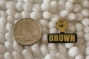 Pat Brown For California Governor Tab Foldover Pinback Button #30833 - Picture 1 of 2