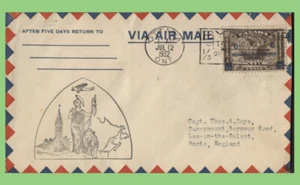 Canada 1932 6c Ottawa Conference ovpt on 5c Airmail First Day Cover - Picture 1 of 2