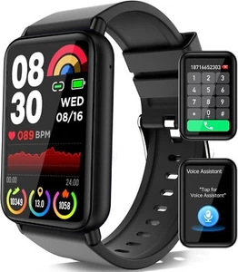 Montre Connectée Femme Homme avec Appel Bluetooth, 17g Design Ultraléger - Photo 1 sur 7