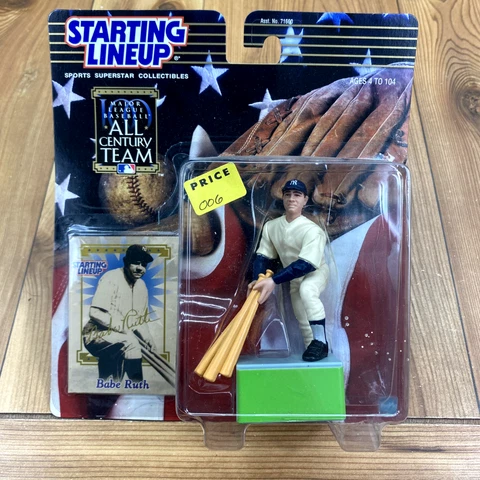 UNOPENED Starting Lineup All Century Team Babe Ruth Yankees MLB Action Figure Cover
