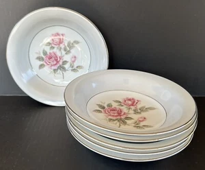 Noritake Arlington 5221 Zuppiere Larghe 7 1/2" Set di 6 Rose Rosa - Foto 1 di 11