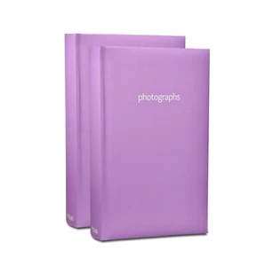 Photo Album Memo Slip In Case for 300 x 4 x 6 inch / 10x15 cm Photos - Pack of 2 - Picture 1 of 45