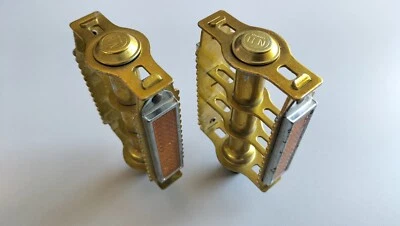 NH RAT GOLD TRAP PEDALS vintage old School classic FOR 3 piece - Image 1 of 4