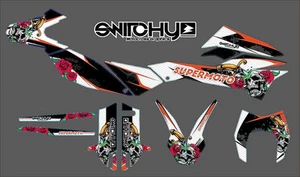 Kit Déco KTM SMC-R 690 2012 2013 2014 2015 2016 compatible graphiques adhèsifs - Picture 1 of 1