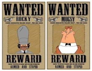 Looney Tunes WANTED poster set of 2 - Nasty and Jacque - 11 x 17 - custom prop - Picture 1 of 2
