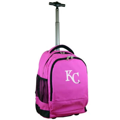 Kansas City Royals Premium Wheeled Backpack in Pink - Image 1 of 4