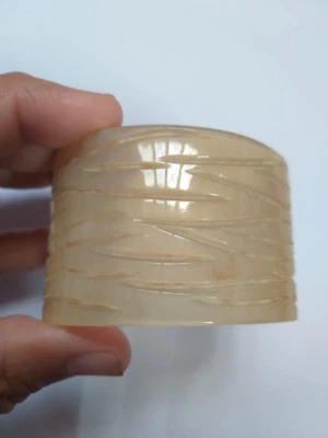 Brazalete artesanal vintage bohemio joyería cuerno cuerno cuerno cuerno natural Foto 1 de 4