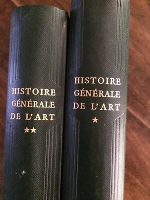 Histoire générale de l'art. Edition de 1950 en 2 tomes. Préface Emile Mâle. - Photo 1/4