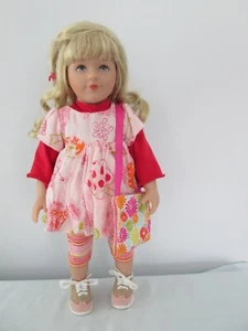 Kathe Kruse Toni in Floral Outfit 15" Vinyl - Picture 1 of 8