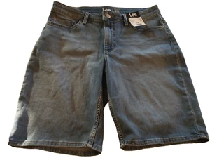 LEE Women's Bermuda Mid- Rise Jean Shorts 12M New with tags NWT - Picture 1 of 6