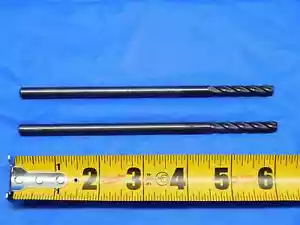 2 piezas GARR 1/4 O.D. 1 1/2 LOC 6" MOLINO FINAL DE CARBURO DE ÓLEO 1/4 VÁSTAGO 4 FLAUTA .25 - Imagen 1 de 3