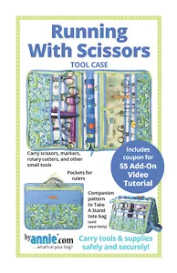 Quilting Sewing By Annie Patchwork Running with Scissors Pattern - Bild 1 von 5