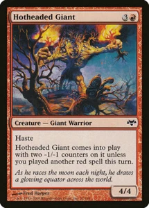 1x Hotheaded Giant - NM English MTG - Eventide - Picture 1 of 1