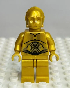 Lego Star Wars C-3PO Minifigure sw0161a Pearl Gold Droid 8129 8092 10198 10188 - Picture 1 of 4