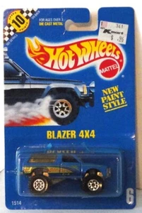 Hot Wheels 1990 #6 Blazer 4X4 on blue card VHTF - Picture 1 of 1