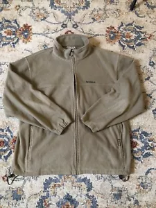 Remington Mens Fleece Jacket Driftwood Brown Size XL Hunting Outdoors 90s - Picture 1 of 8