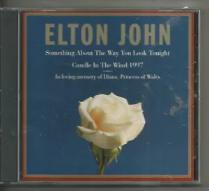 ELTON JOHN - SOMETHING ABOUT THE WAY YOU LOOK TONIGHT / CANDLE IN THE WIND 1997~ - Picture 1 of 1