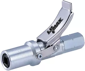 Lumax LX-1403 Silver Heavy-Duty Quick Release Grease Coupler, 1/8" NPT - Picture 1 of 5