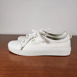 Cariuma Scarpe Sneakers Stringate Basse Bianco Tela Uomo 9,5 Donna 11 - Foto 1 di 11