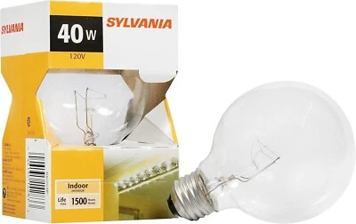 Sylvania Home Lighting  Bulb  6 Pack 40W 2850K G25 Incandescent Medium Base - Image 1 of 3