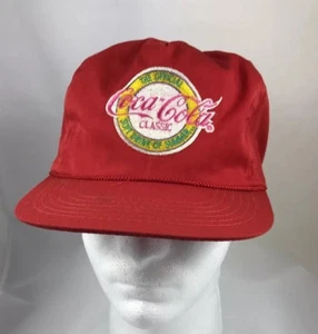 Gorra de béisbol oficial Coca-Cola refresco de verano gorra SnapBack ajustable - Imagen 1 de 6