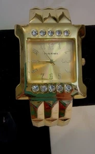 Women's Bangle Watch, Narmi, New Battery, Water Resistant, Gold In Color - Picture 1 of 4