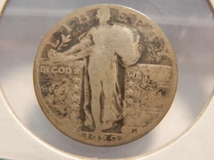 1929 STANDING LIBERTY QUARTER SILVER 25 CENTS - Picture 1 of 2
