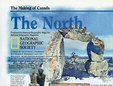 NATIONAL GEOGRAPHIC map only SEPTEMBER 1997 THE NORTH birthdays anniversaries
