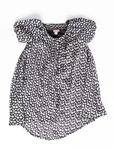 Girls One Red Fly Black & Grey Dress Casual Party Size 4 EUC - Picture 1 of 3